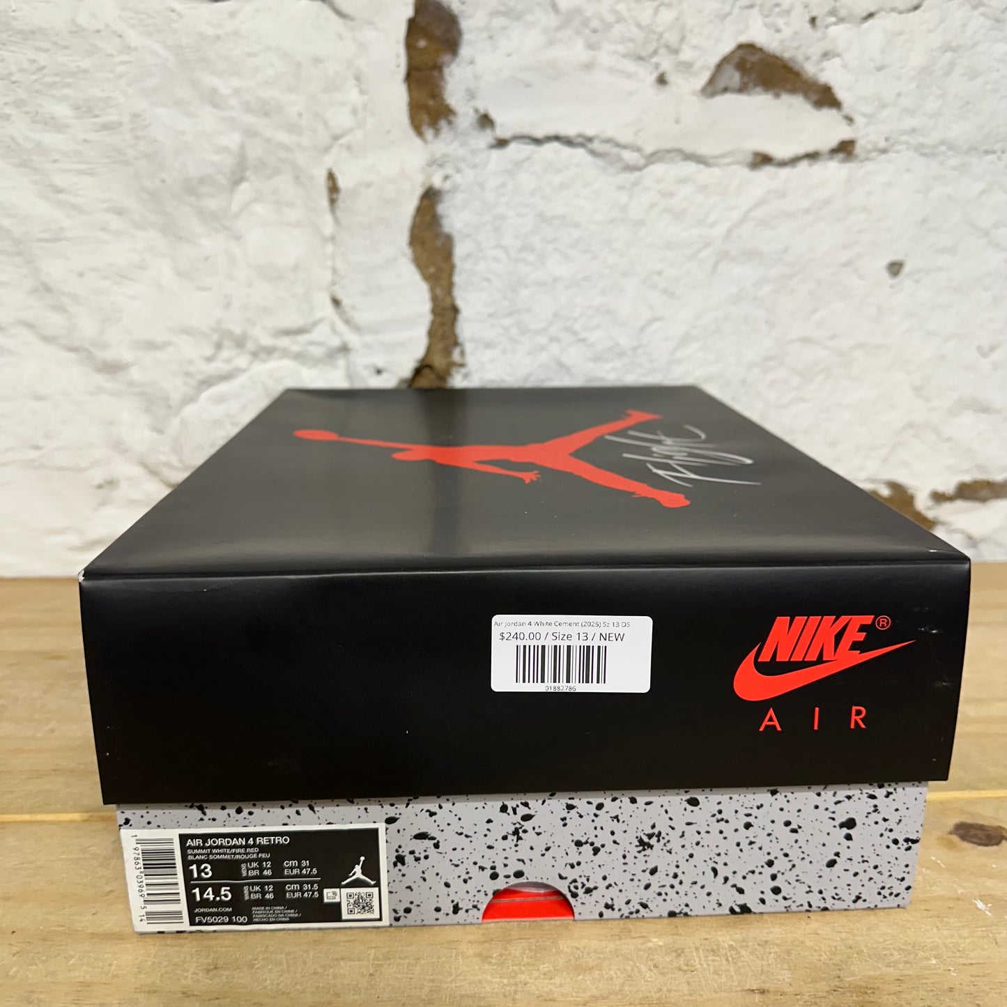 Air Jordan 4 White Cement (2025) Sz 13 DS