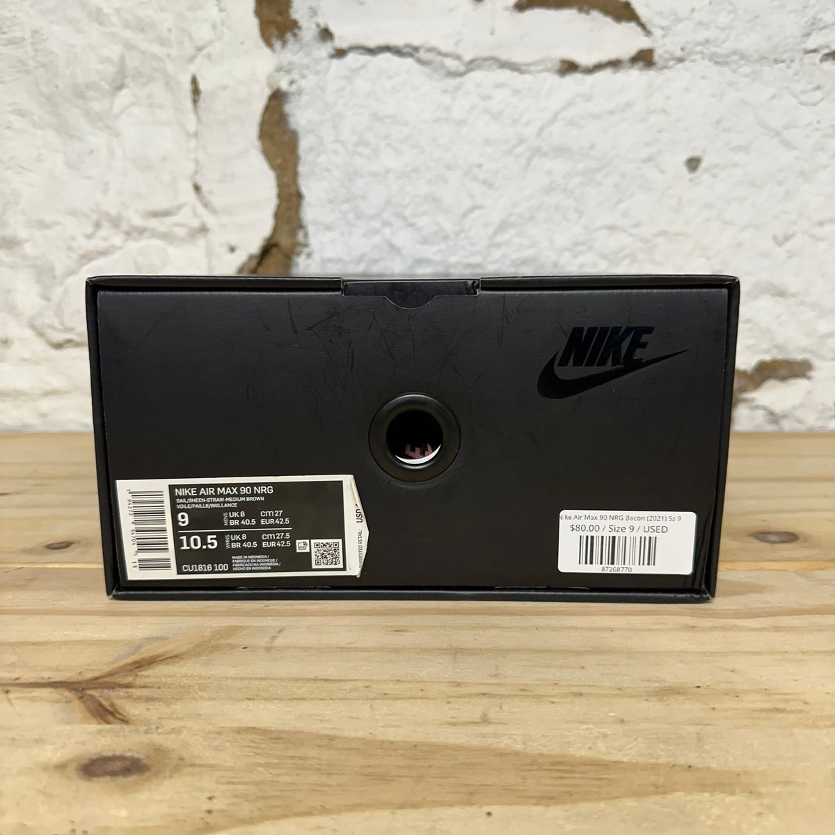 Nike Air Max 90 NRG Bacon (2021) Sz 9