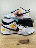 Nike SB Dunk Low Raygun Tie-Dye White Sz 11.5 DS