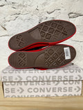 Converse CDG Red Black Sole Sz 8.5 DS