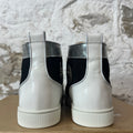 Christian Louboutin High Black Mesh Grey White Sneaker Sz 9 (42)