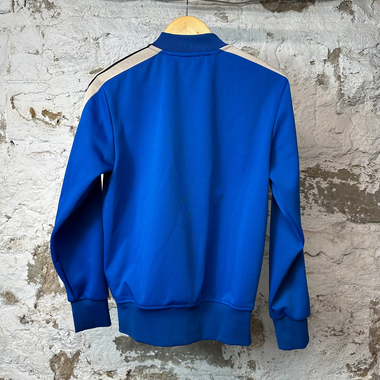 Palm Anges Beige Blue Track Jacket Sz S