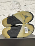 Air Jordan 5 Black Metallic Sz 8