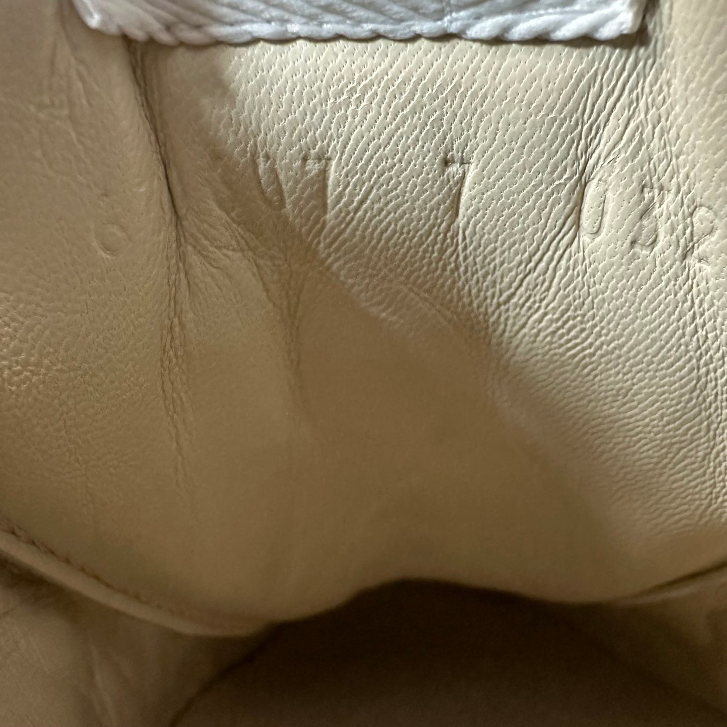 Gucci Rython Red Logo Cream Sneaker Sz 7