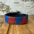 Versace Silver Medusa Blue Black Belt Sz (100/40)