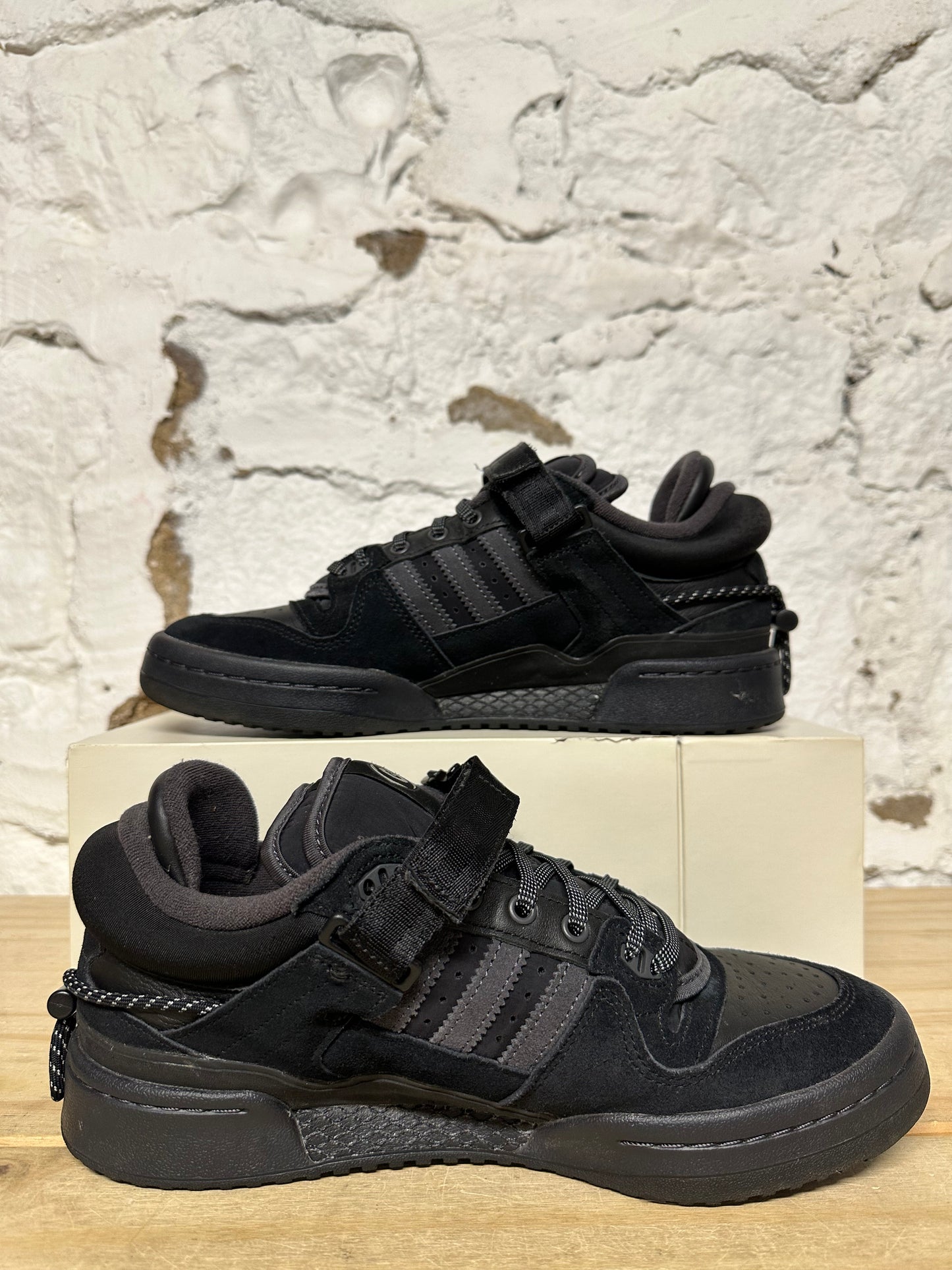 Adidas Forum Bad Bunny Triple Black Sz 8