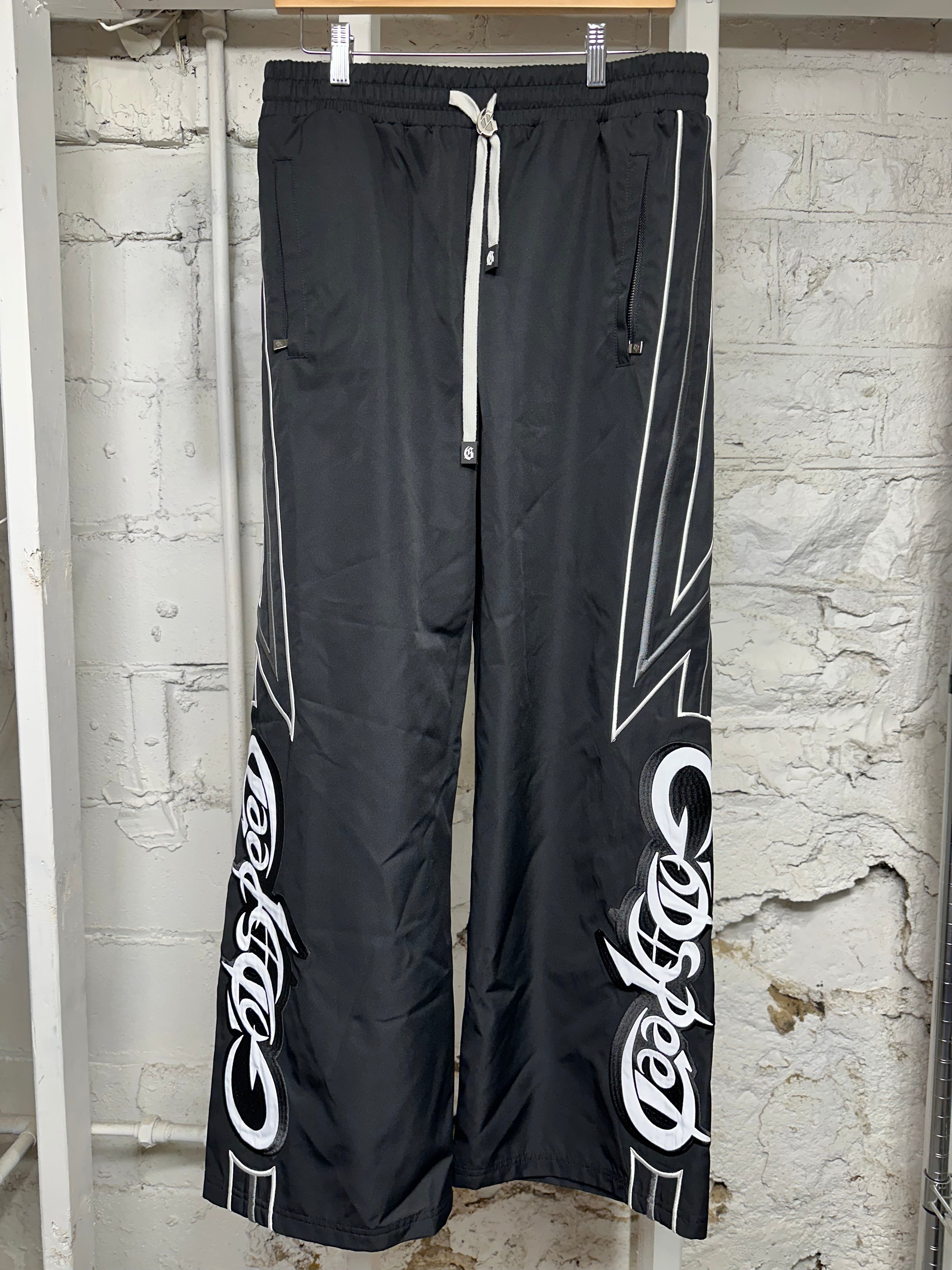 Godspeed Black Side Spellout Track Pants Sz M
