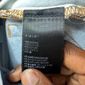 Amiri Zig Zag Light Blue Denim Jeans Sz 30