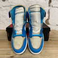 Air Jordan 1 High Off-White University Blue Sz 10.5