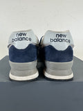 New Balance 574 Navy White Sz 11.5