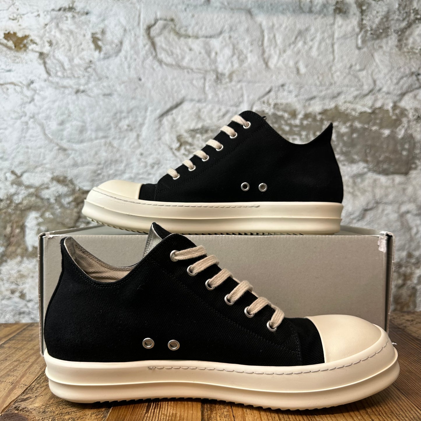 Rick Owens DRKSHDW Black Milk Sneaker Sz 10.5 (43.5)