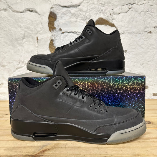 Air Jordan 3 5lab3 Balck Sz 9.5