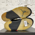 Air Jordan 5 Black Metallic Reimagined Sz 9.5