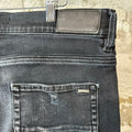 Amiri Plain Faded Black Denim Jeans Sz 36