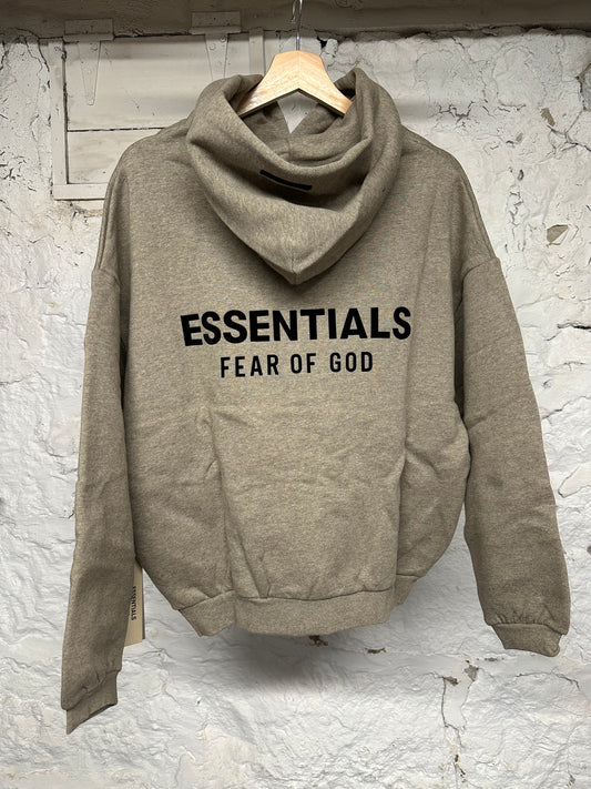 FOG Essentials Heather Grey Hoodie DS