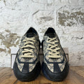 Gucci Rython Blue Monogram Navy Sneaker Sz 9.5