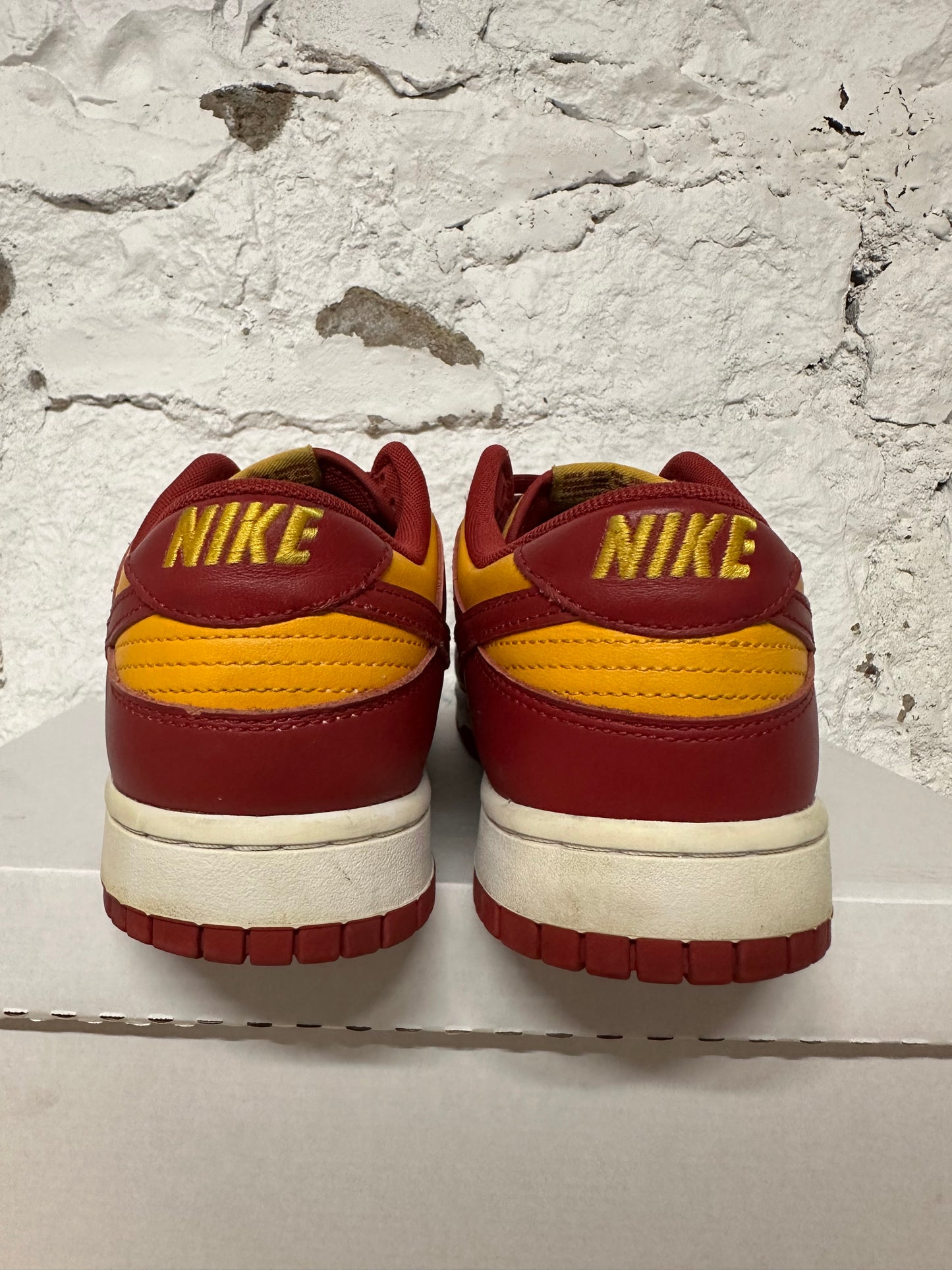 Nike Dunk Low Yellow Maroon Sz 10