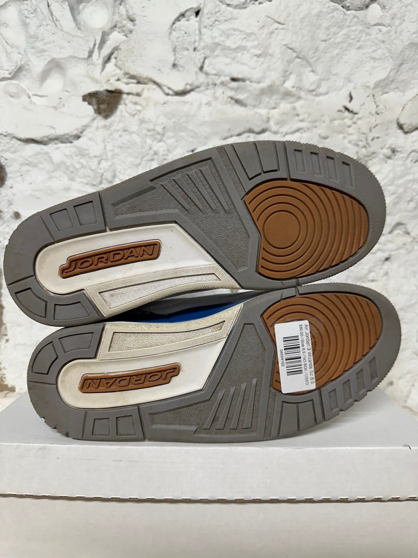 Air Jordan 3 Wizards Sz 8.5