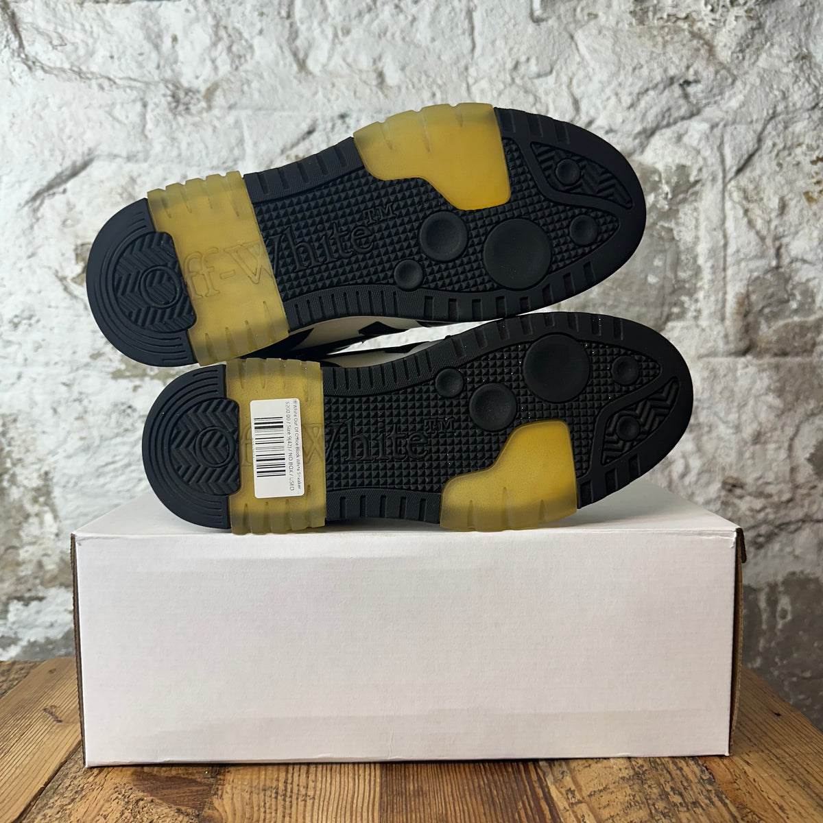 Off-White Out Of Office Black White Sneaker Sz 9 (42)