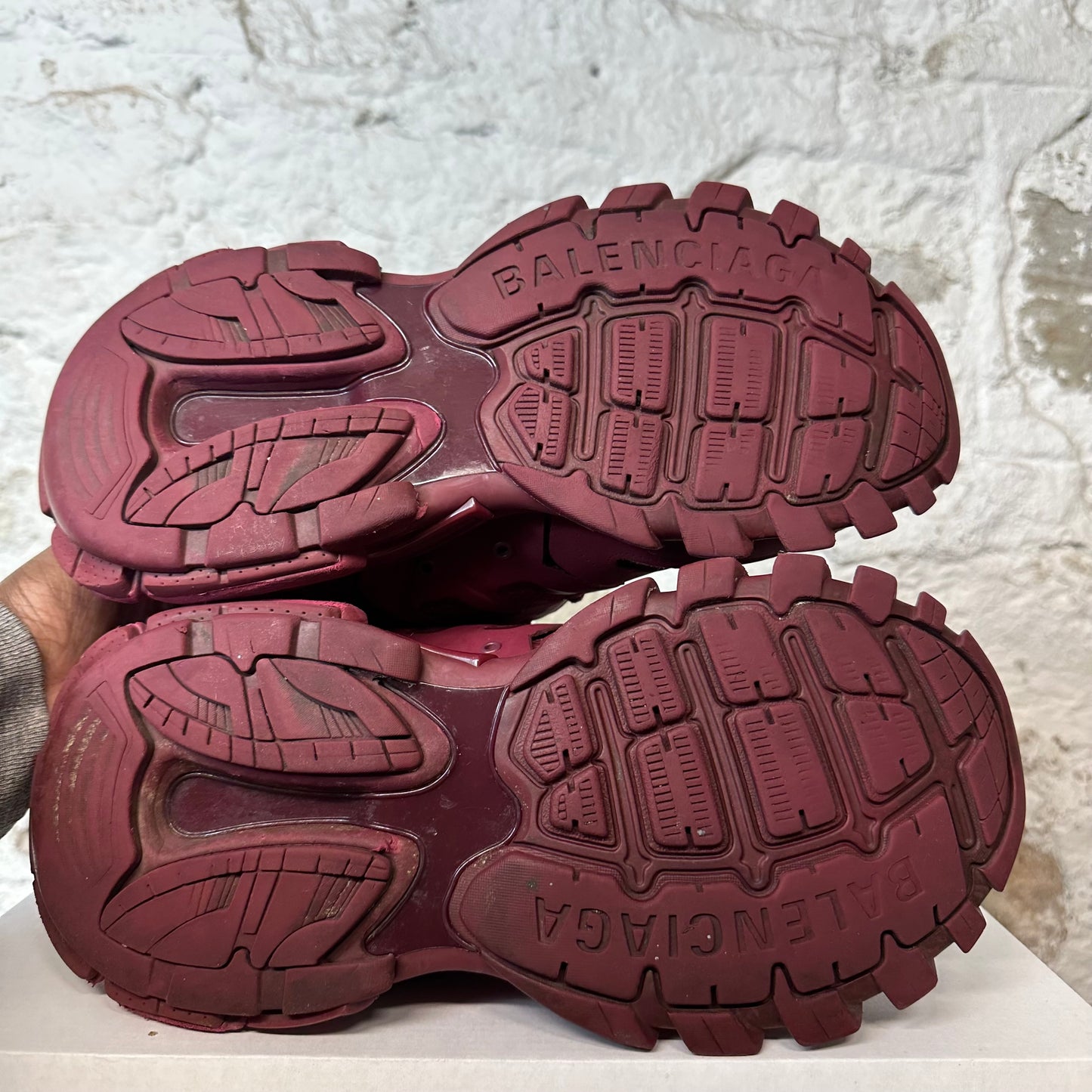 Balenciaga Track Runner Maroon Sneaker Sz 8 (41)