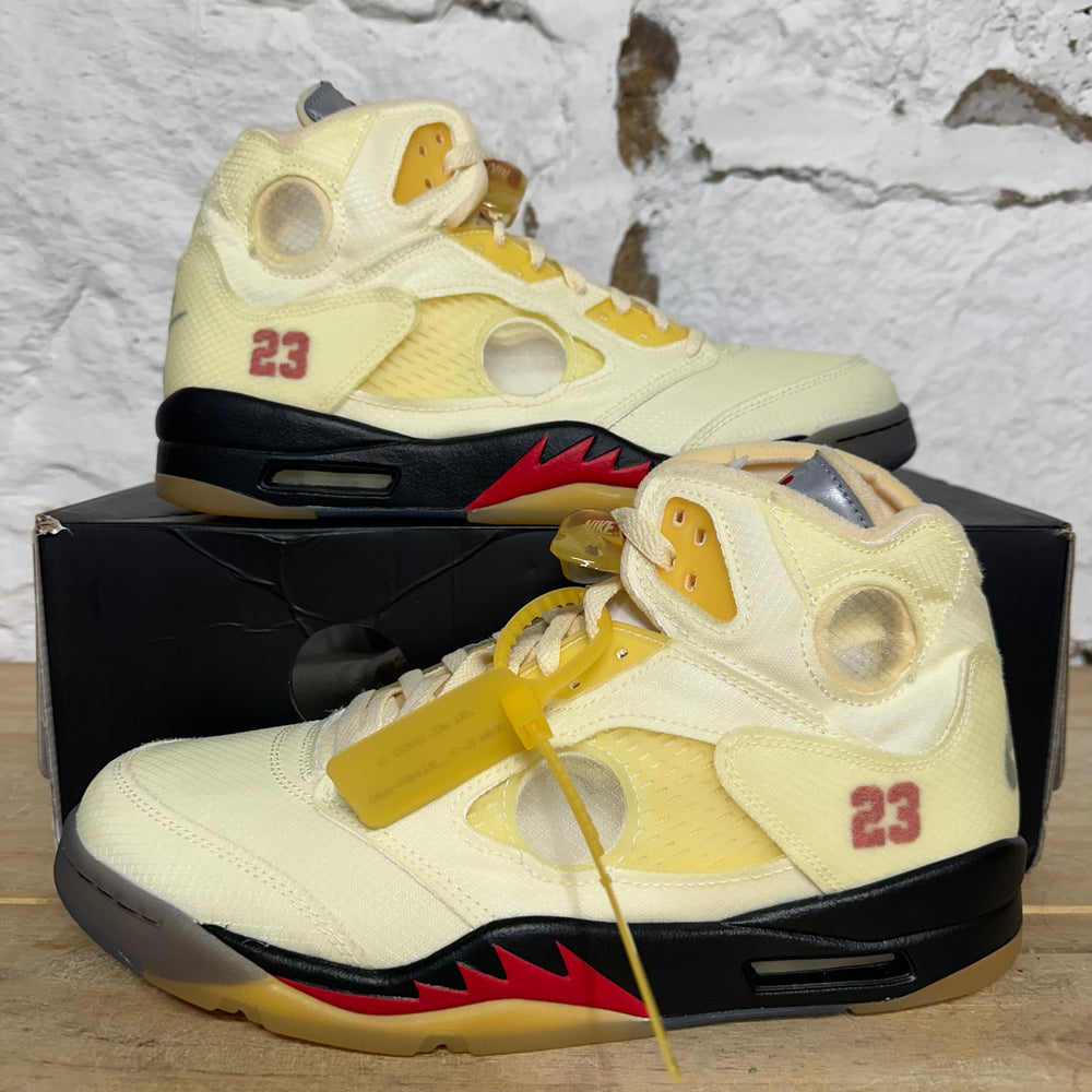 Air Jordan 5 Off-White Sail Sz 11 DS