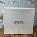 Alexander McQueen Silver White Tread Boot Sz 10.5 (43.5)