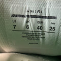 Amiri Green Skeleton White Sneaker Sz 7 (40)