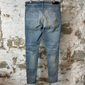Amiri MX1 Blue Tie Dye Blue Denim Jeans Sz 34