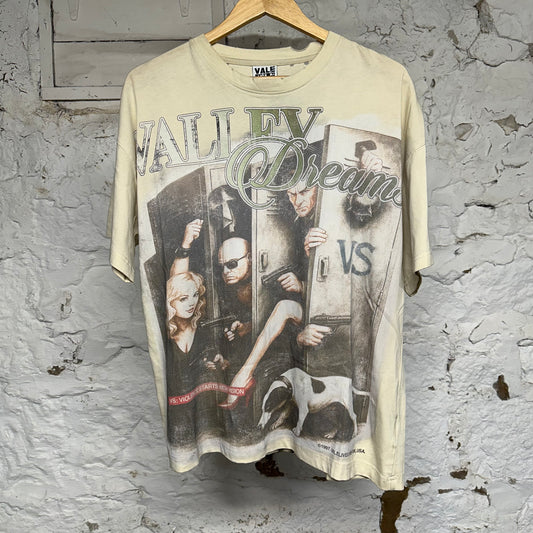 Vale Locker Room Cream T-Shirt Sz L