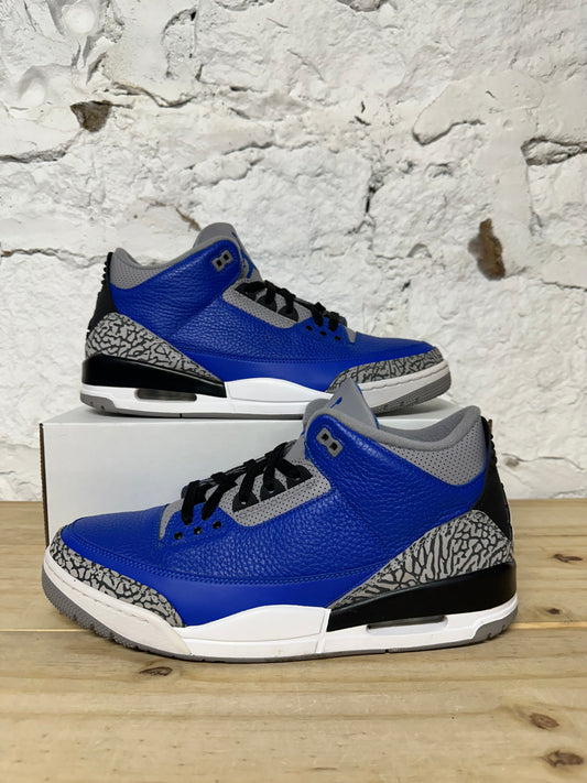 Air Jordan 3 Varsity Royal Cement Sz 13