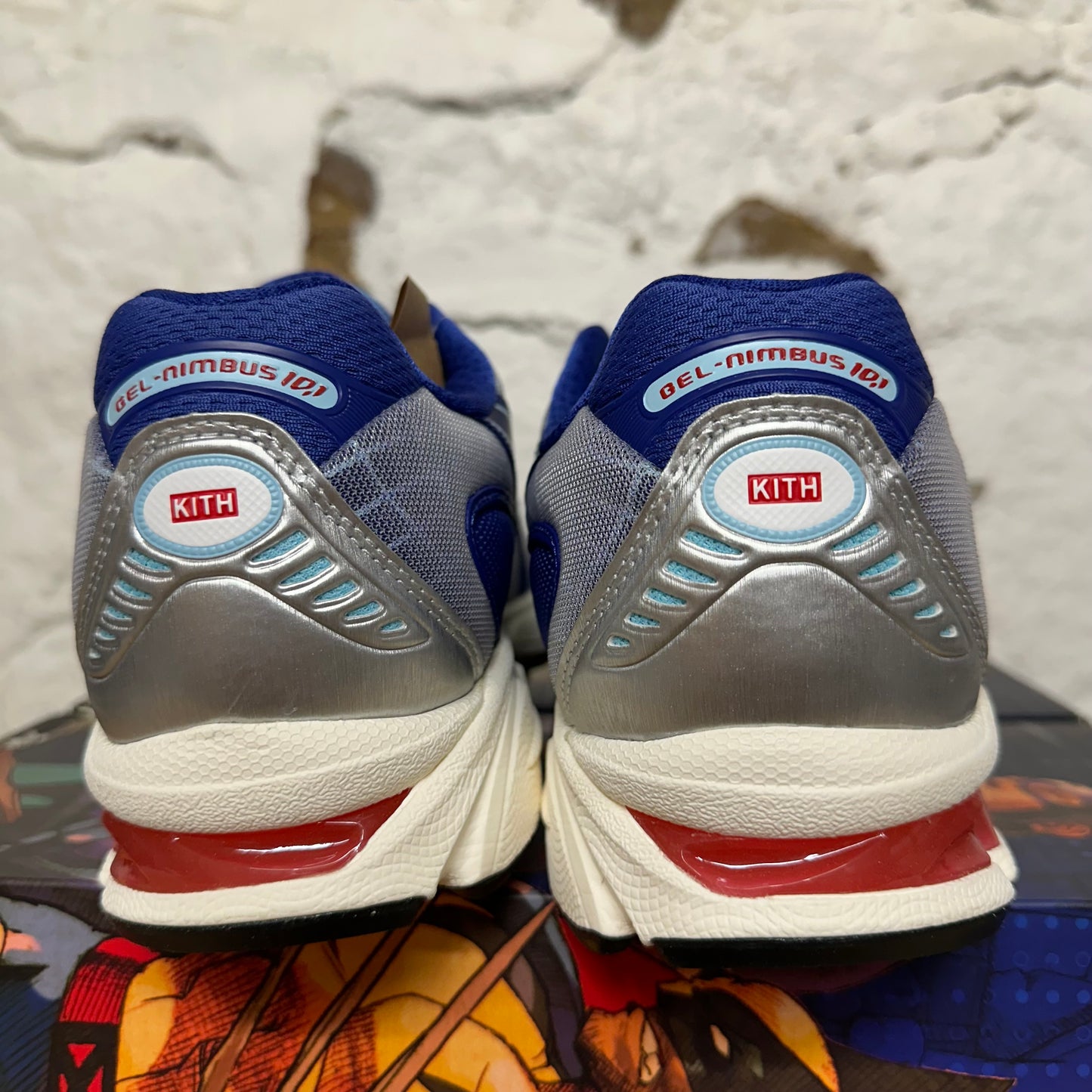 Asics Gel-Nimbus 10.1 Kith Marvel Iron Man v Mega Man Sz 10.5 DS
