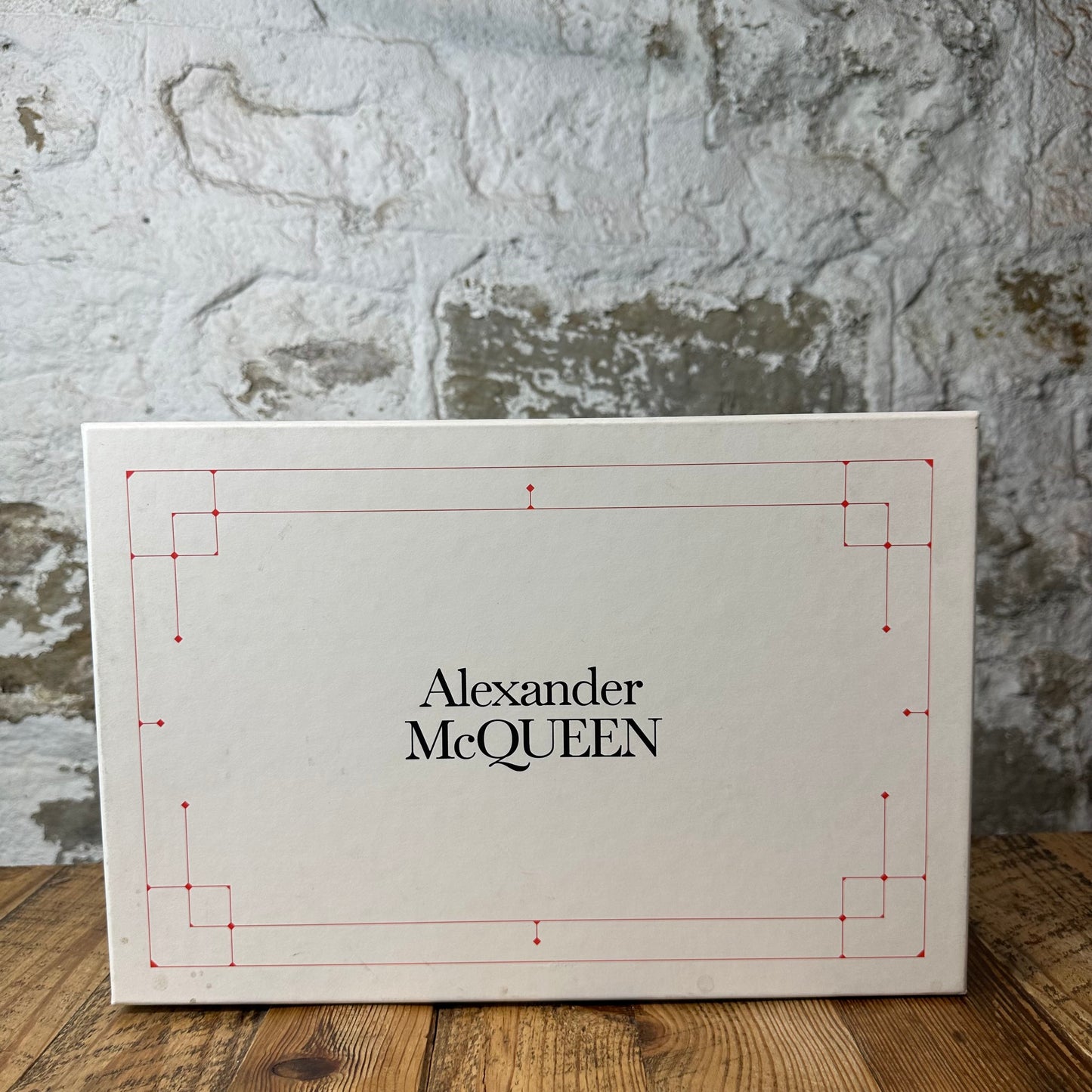 Alexander McQueen Gold Tab White Sneaker Sz 7 (40)