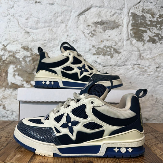 Louis Vuitton Navy White Skate Sneaker Sz 9.5 (8LV)