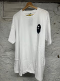 Bape Black Ape Head White T-Shirt Sz XXL DS