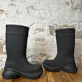 Balenciaga Croc Boot Black Sz 9 (42) No Box