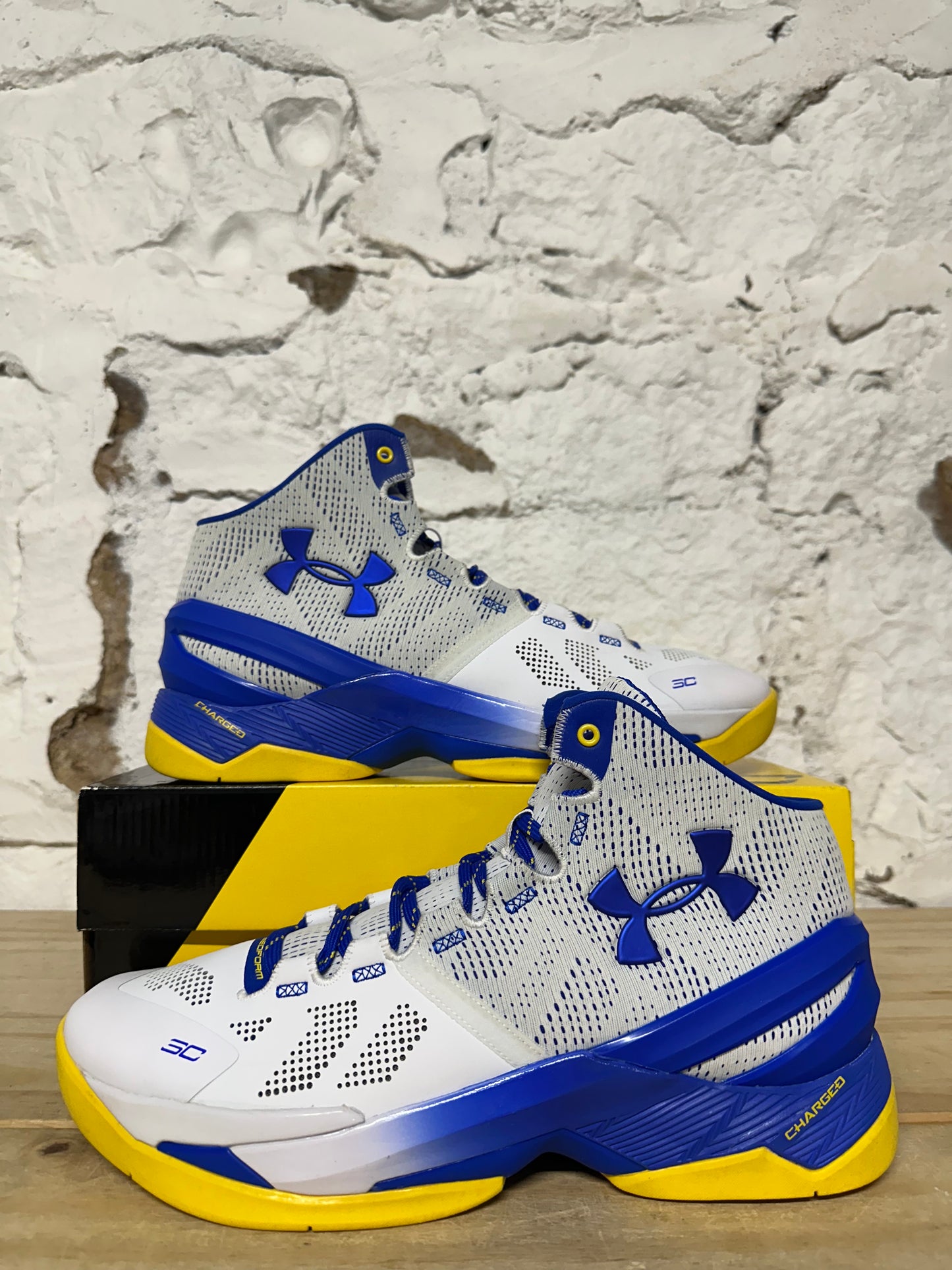 Under Armour Curry 2 Dub Nation Home Sz 10.5 DS
