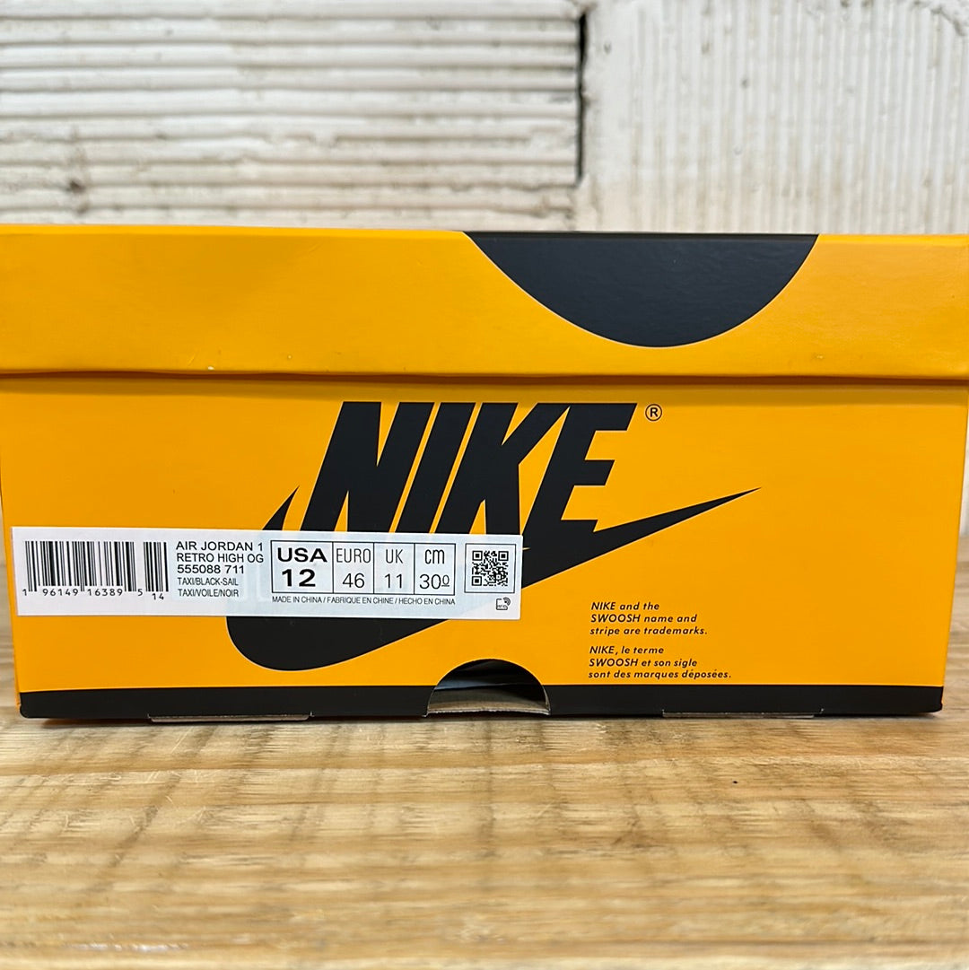 Air Jordan 1 High Taxi Sz 12