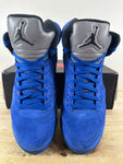 Air Jordan 5 Blue Suede Sz 10