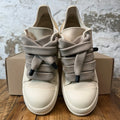 Rick Owens Jumbo Lace Milk Canvas Sneaker DS