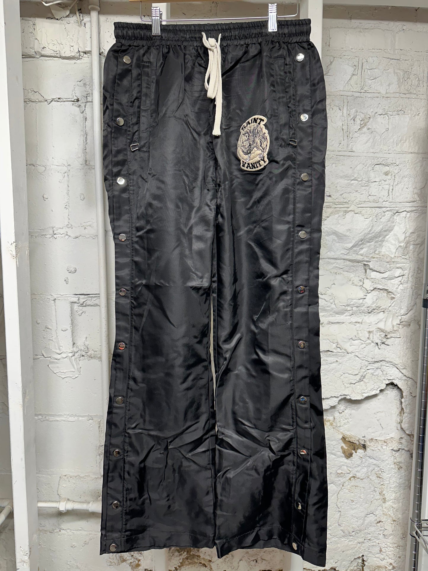Saint Vanity Black Track Pants Sz L