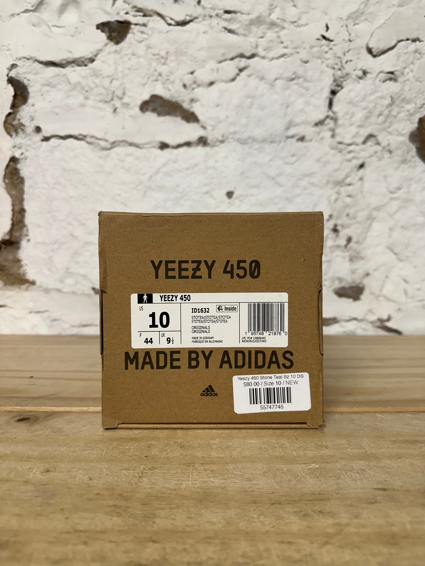 Yeezy 450 Stone Teal Sz 10 DS