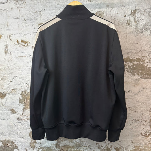 Palm Angels Cream Black Track Jacket Sz XL