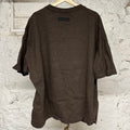 Fear of God Essentials Brown Arc Logo T-Shirt Sz L