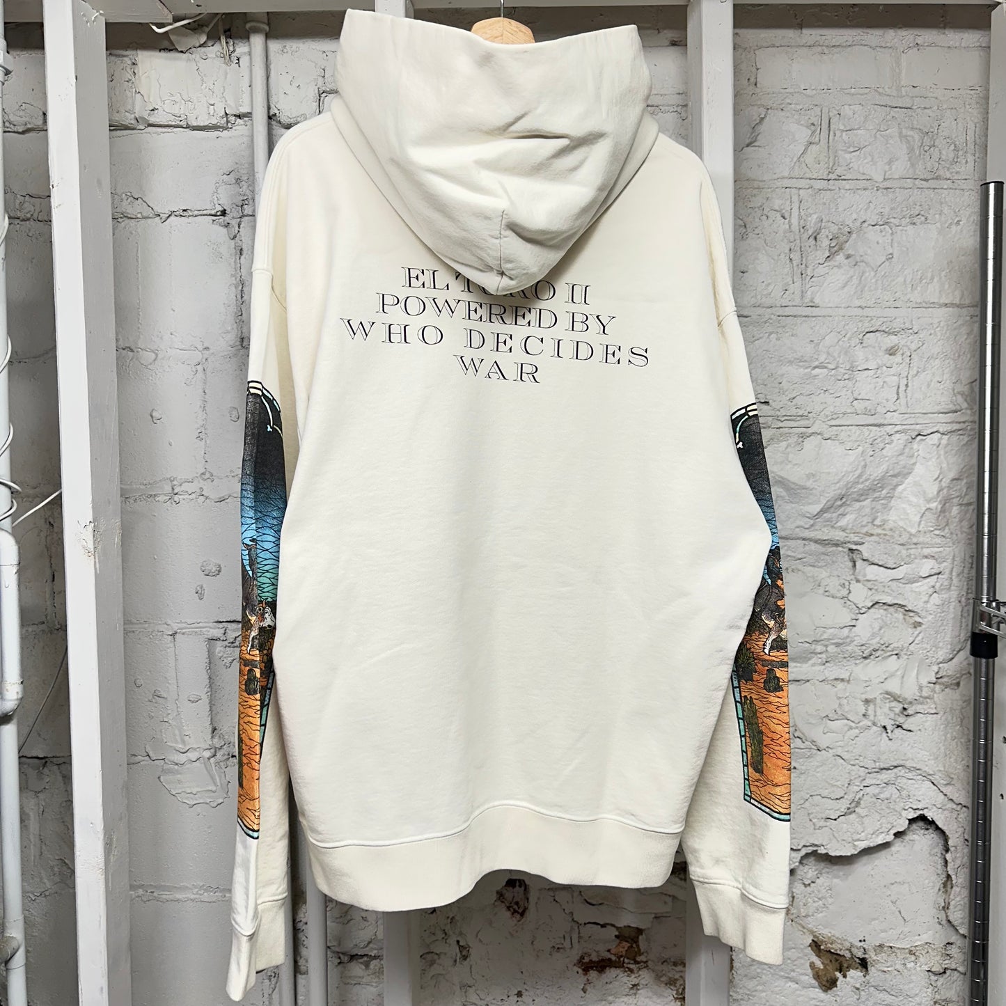 Who Decides War x Est Gee Cream Hoodie Sz L