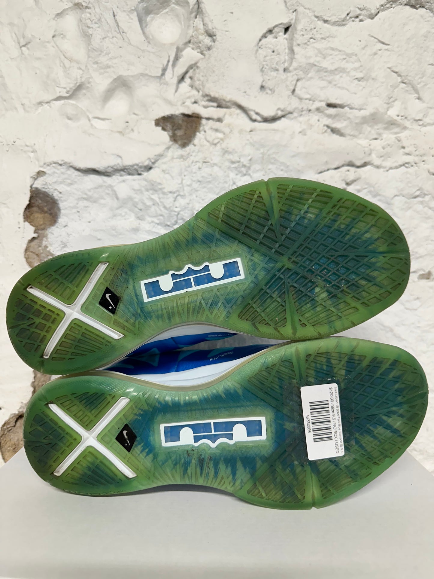 Nike Lebron 10 Sport Pack Blue Diamond Sz 9.5