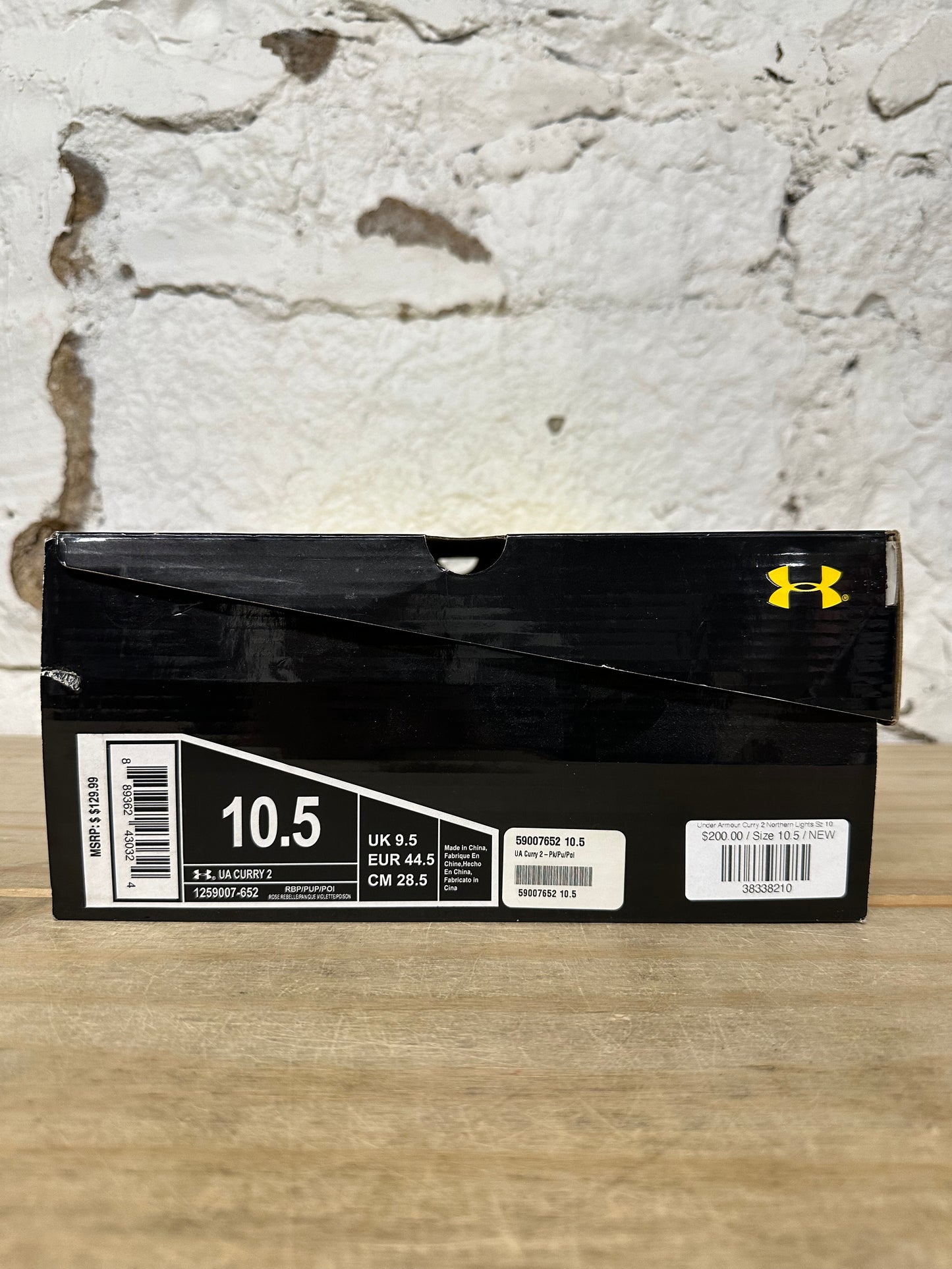 Under Armour Curry 2 Northern Lights Sz 10.5 DS