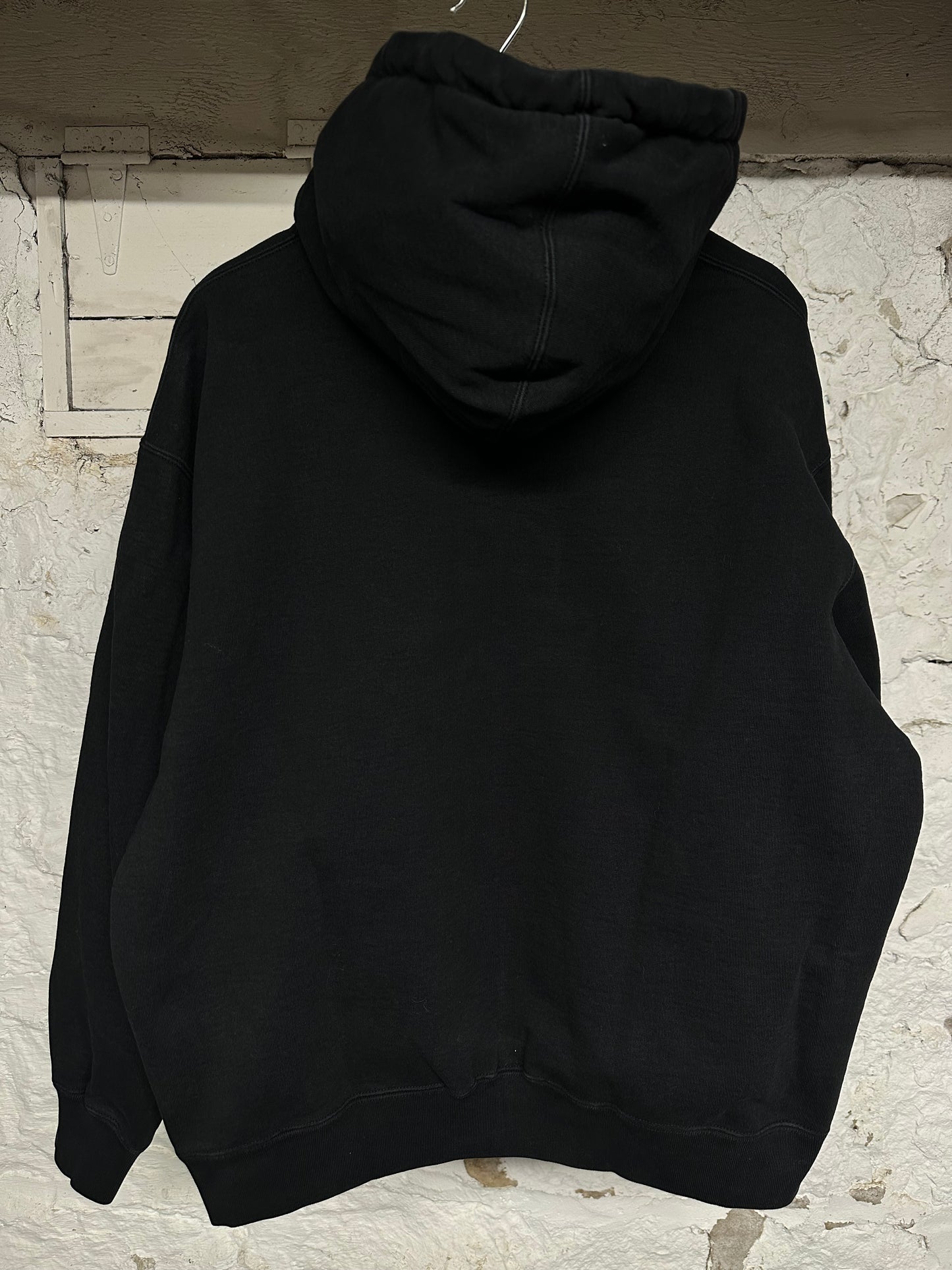 Supreme Black Gothic Spellout Hoodie Sz L