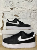 Nike Air Force 1 Black White Tumbled Sz 9.5