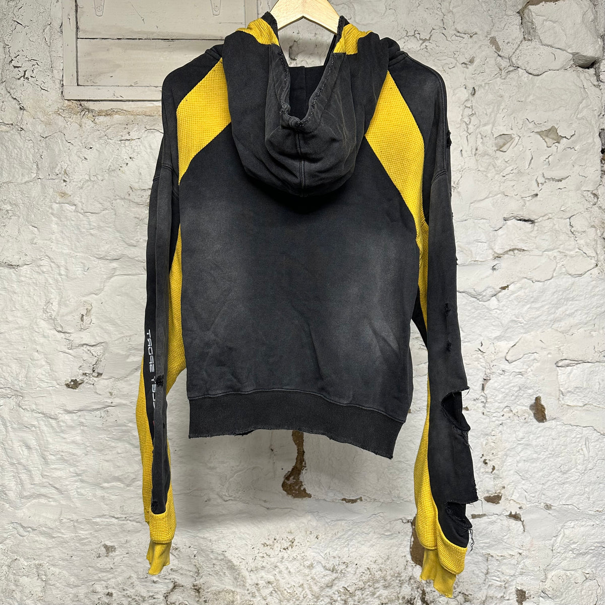 Vale Khalifa Black Yellow Zip Up Hoodie Sz M