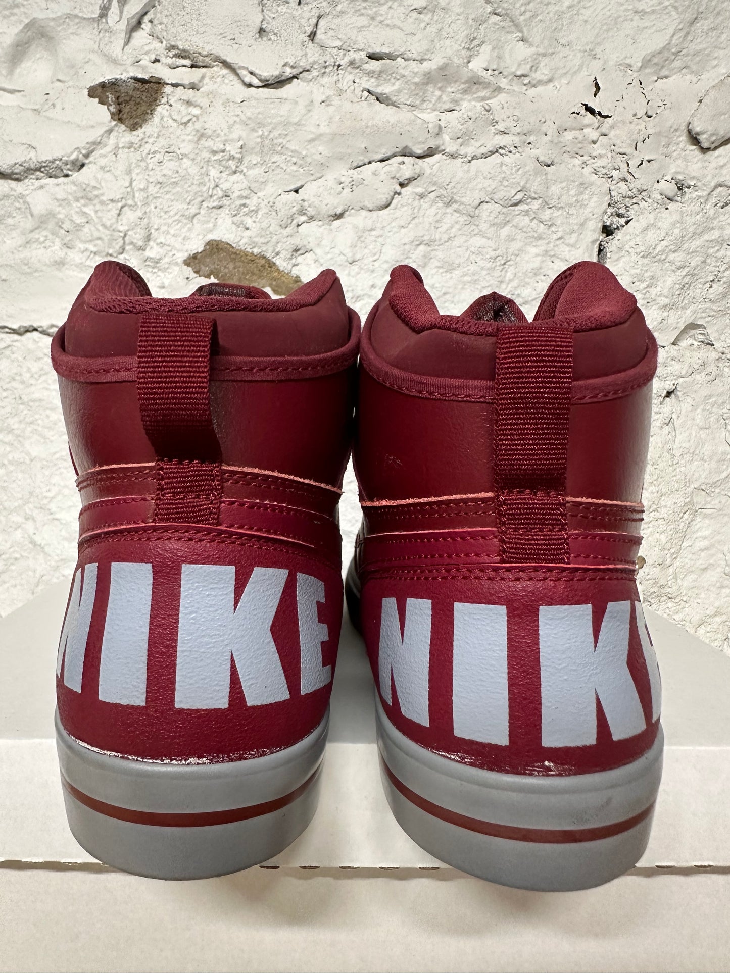 Nike AC Team Maroon Grey Sz 12